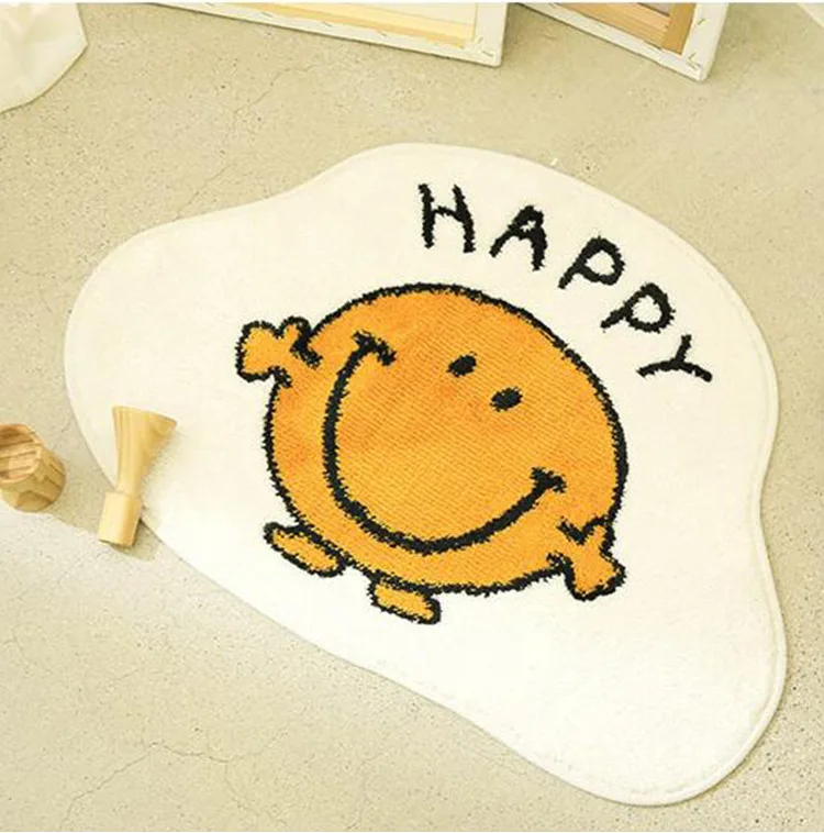 
OA smile face cartoon kids rugs carpets and rugs floor 