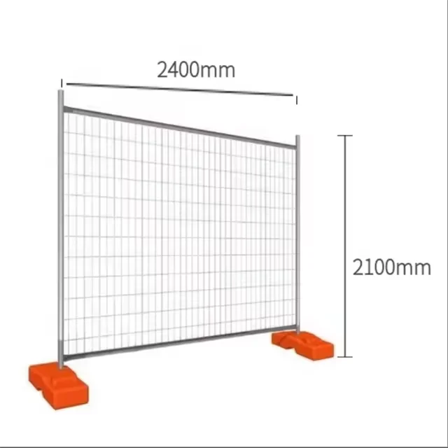 Top Quality Australia Temporary Fence Hire Movable Fence For Construction Site