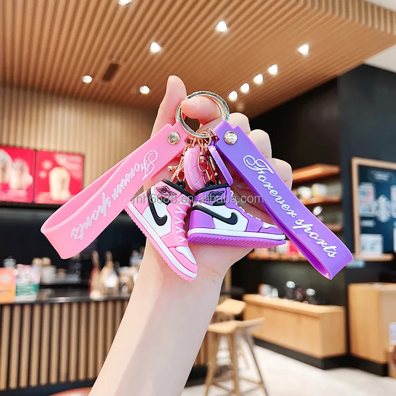 Custom LOGO High Quality Keychain Cute Cartoon 3d /2d PVC Car Ring Rubber Fish Dragon Key chain Soft Keychains