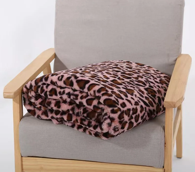 Luxury Wholesale plain super soft faux fur blanket throw in China