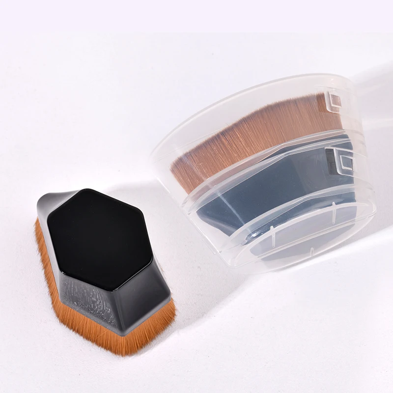 Synthetic single Mini vegan foundation  kabuki makeup brush private label cosmetic brushes