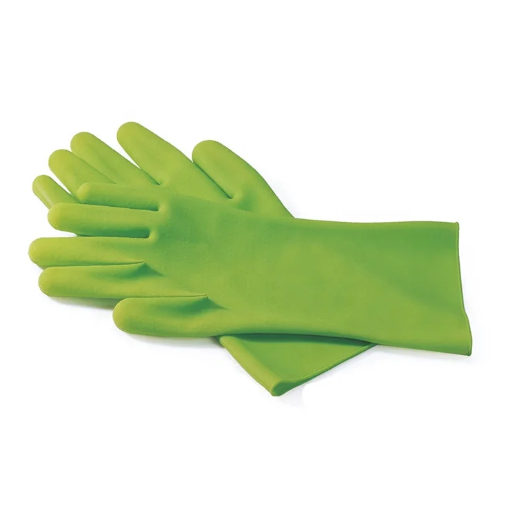 Custom Printed Reusable Safe Restaurant Pot Anti Slip Non Stick Baking Oven Mitts Silicone Cooking Gloves With Custom Design