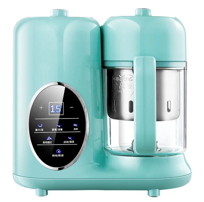 2021 New Electric Tritan Baby Multifunction Food Processor Household Steaming and boiling in one Food Mixer Blender