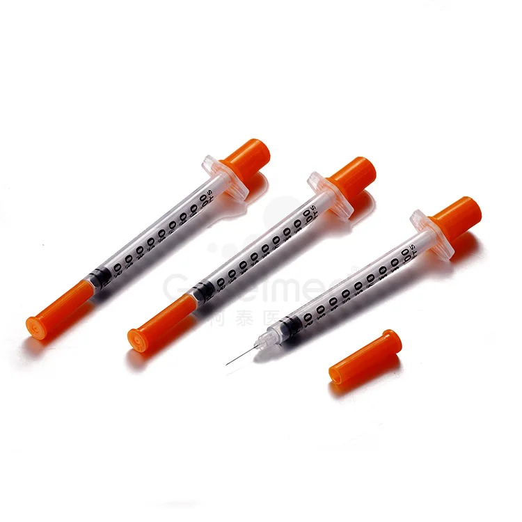 Caja de 100 jeringas insulina 6 мм 31 г с aguja jeringa медицинские расходные материалы