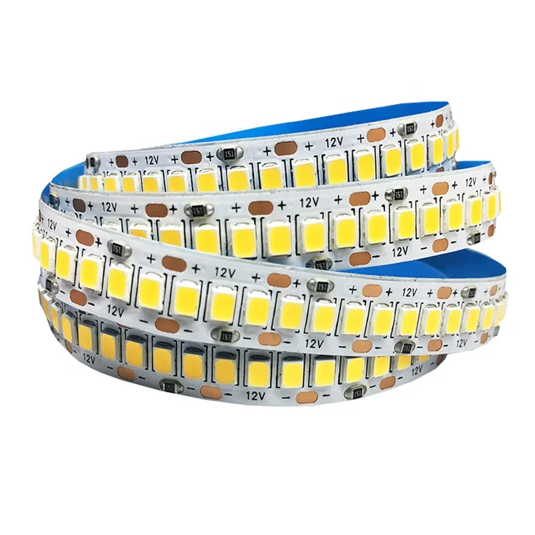 High Brightness 24w 6mm Dc24v 12v Smd 2835 120leds/m 240ledm Flexible Led Strip