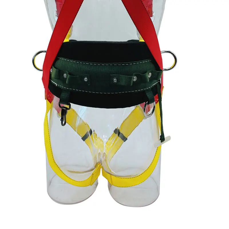 Fall Protection 5 Points Adjustable CE Climbing Safety Belt Safeti Har Strap Belay Industrial Full Body Safety Harness Belt