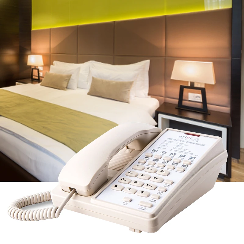 Office Landline Redial Telephone Basic Telephone Corded Desktop Phone