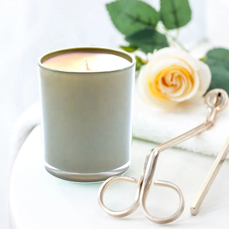 
 Пустая стеклянная банка 10 унций, палочка для свечи, цветная стеклянная банка для свечей под заказ  