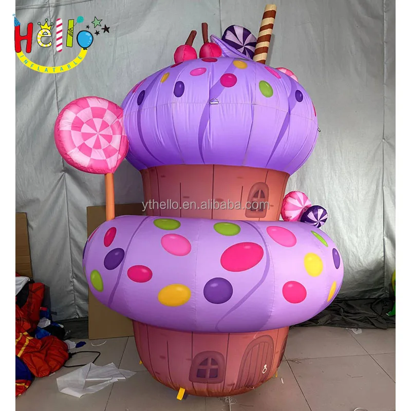 2023 Hot sale giant inflatable ice cream cone, custom ice cream inflatable for advertising