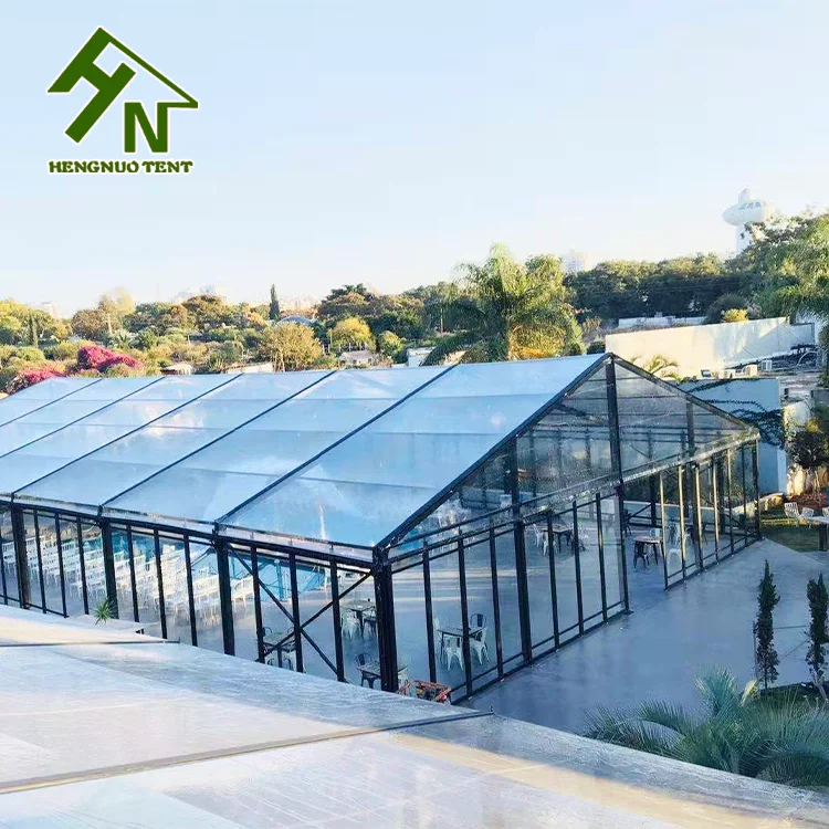 Tent Factory Direct Supply Waterproof Black Frame Wedding Party Canopy 20x30M To Israel