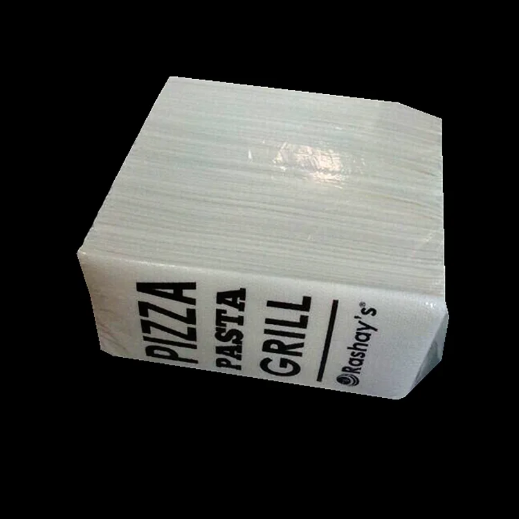 
Printed tissue luxury white airlaid linen feel paper napkin for table displace wedding dinner for restaurant 