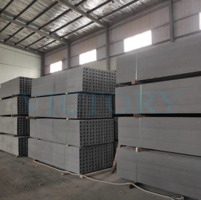 Automatic concrete board making machine precast concrete hollow core wall panel machine