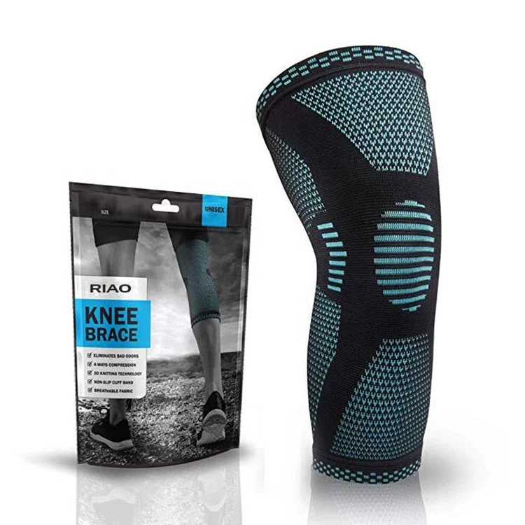 Gym Custom Safety Leg Knee Sleeve Support Compression Sleeve Knee Brace