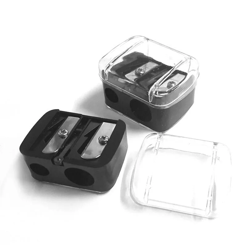 Luxury Dual Holes Brow Pencil Sharpener with 8mm and 12mm Holes