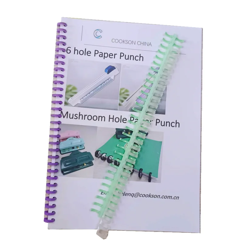 Loose-leaf Plastic Binding Ring Spring Spiral Rings For 30 Holes Paper Notebook Stationery Office Supplies