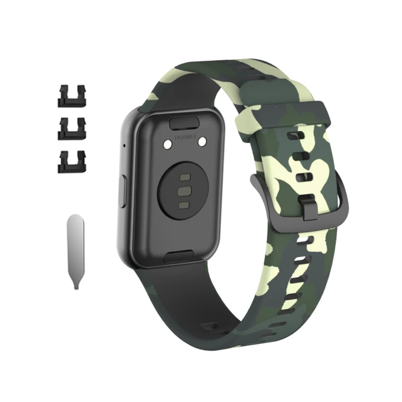 custom Fashion silicone watch band for Huawei Fit hot sale amazing good watch strap for wholesale factory in shenzhen China