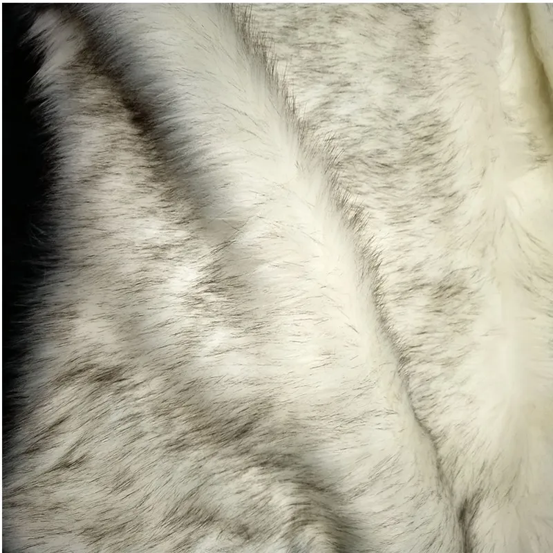 Оптовая продажа, высококачественный длинный ворс из искусственного меха лисы для воротника, одежда, ковер, материалы для косплея