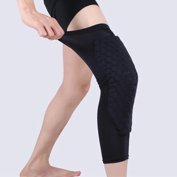 Wholesale  factory price accept custom logo fast dry polyester sports basketball running gym knee pads