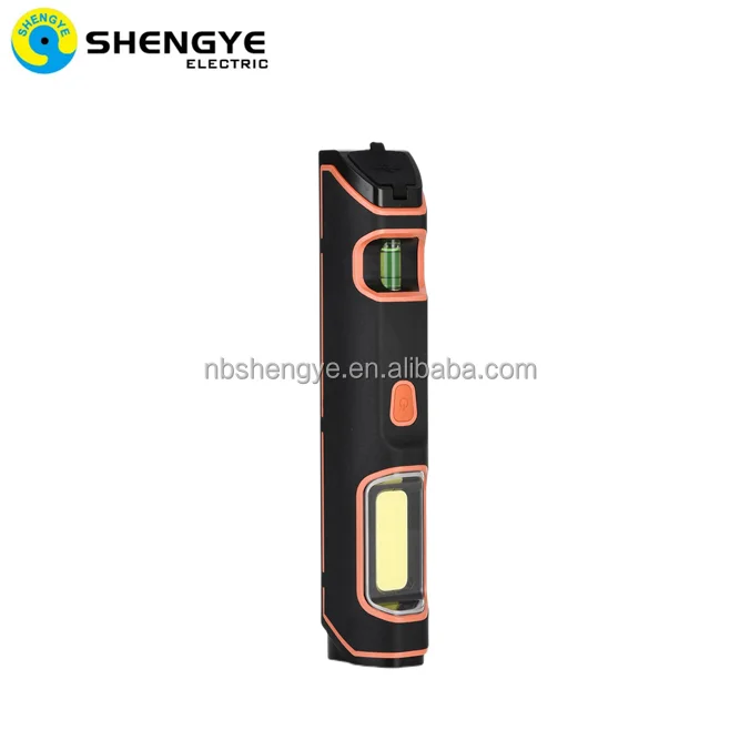 Отдых на природе, 6 в 1, инструменты для ремонта автомобилей с красным лазером 5 Вт светодиодный свет с пузырьковым уровнем с резиновым покрытием COB перезаряжаемый ручной новое поступление