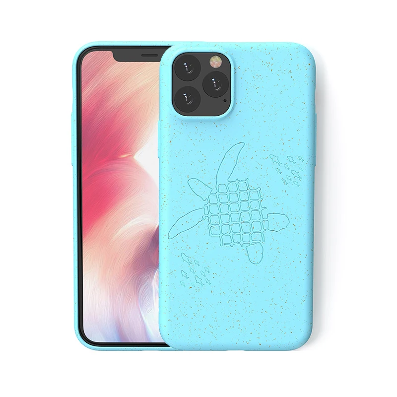 Чехол для телефона из бамбукового волокна для Iphone 11