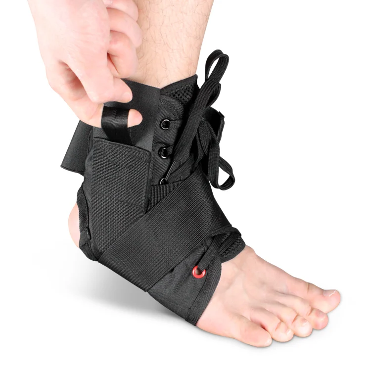 Aolikes 2020 Black Recovery Sport Ankle Support Brace Ankle Stabilize