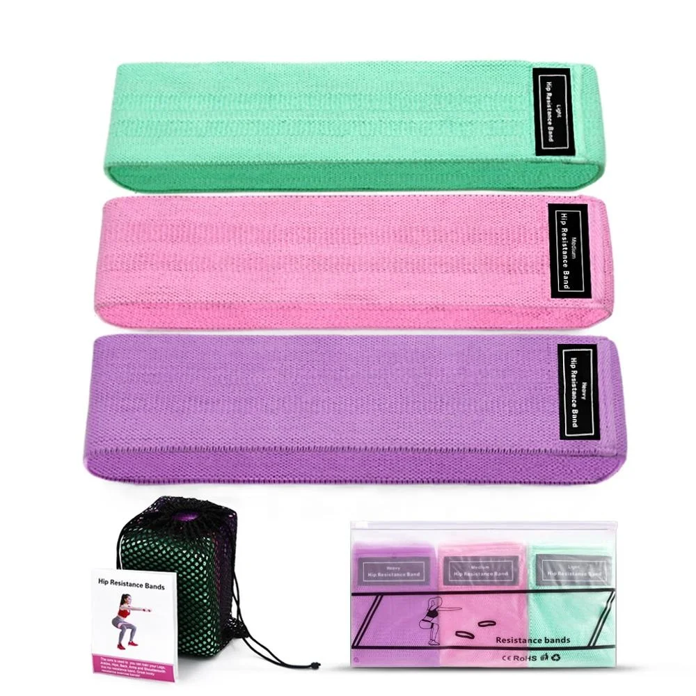 Wholesale yoga Private Resistance rubber Band Label Fitness 66cm/70cm/74cm Aerobic Band/Yoga Band/yoga belts