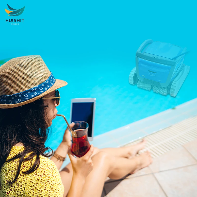 Swimming Pool Cleaning Made Easy with CM 600 Intelligent Robot Cleaner