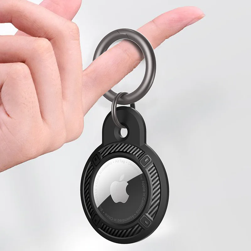 Новый чехол из углеродного волокна ТПУ с принтом для Apple AirTag