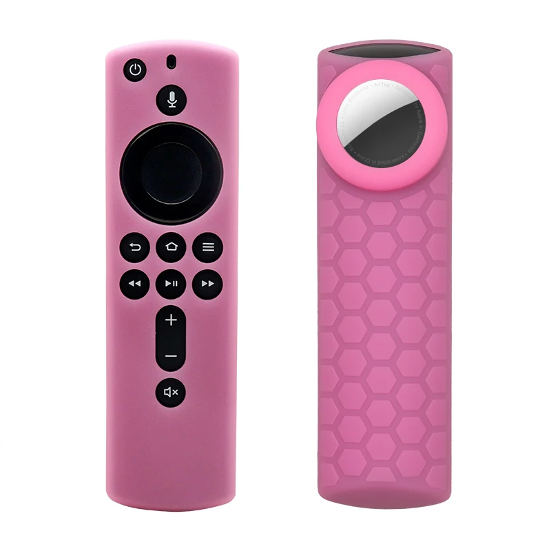 2021 Two-in one Silicone  Case for  one Airtag tracker and  Fire TV Stick 4K remote c