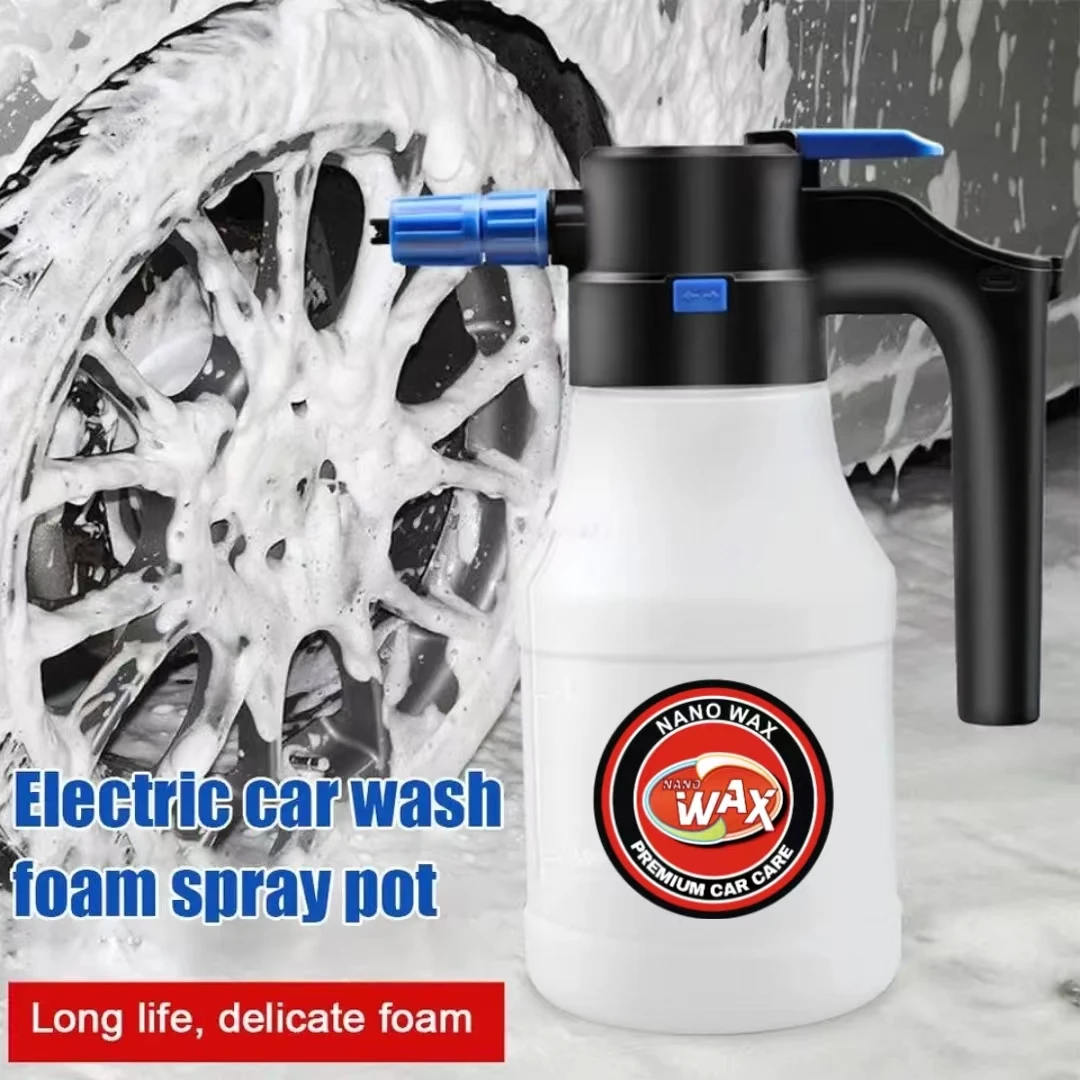 Nano wax Car wash foam gun, car wash soap sprayer, double filter