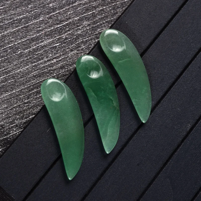 Hot Selling Gua Sha Spoon Personal Care White Green Pink Makeup Spatula Custom Natural Rose Quartz Jade Facial Cosmetic Spatula