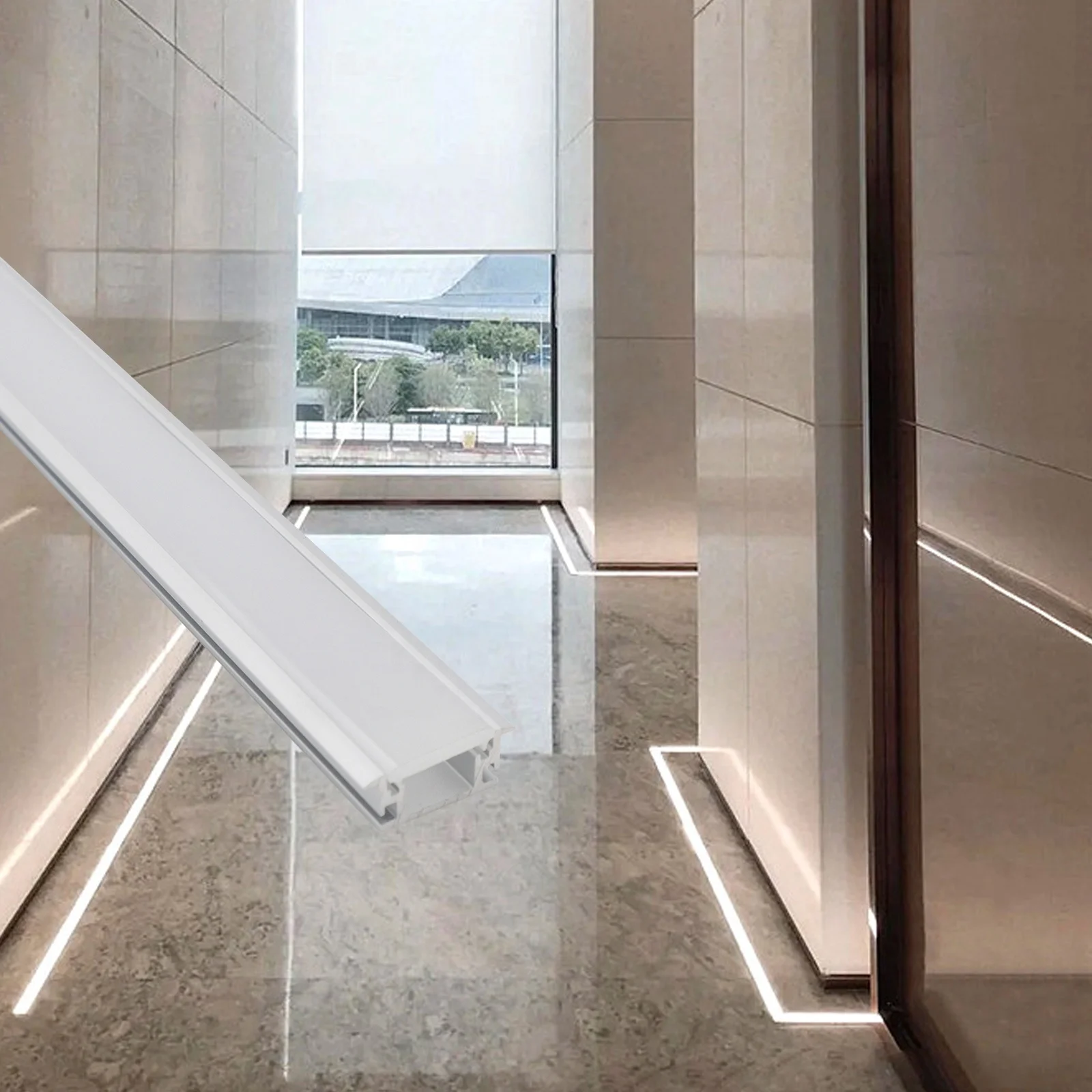 Led Strip Light Housing 027 Recessed Floor LED Lighting Aluminum Channel Led Profile