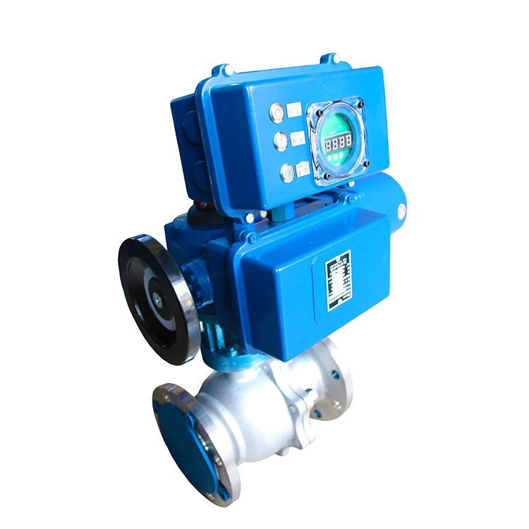 Q941Y-10R Q941Y-16R DN80 Motorized Gas Flow Control Ball Valve