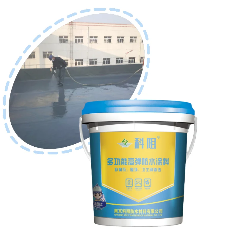 Factory Price High Elastic PU Waterproof Coating Polyurethane Water Based Liquid Rubber Waterproof Coating