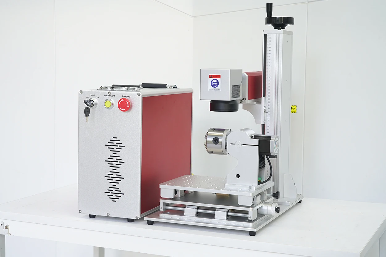Max Jpt Mopa M7 30W 50W 100W Fiber Laser Marking Machine For Metal Marking Ring Name Tag Aluminum Copper Silver Gold