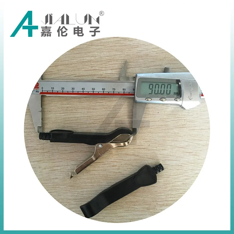 JIALUN 30A 88MM Nickel Plated ABS Insulated Strong Spring Test Battery Clip