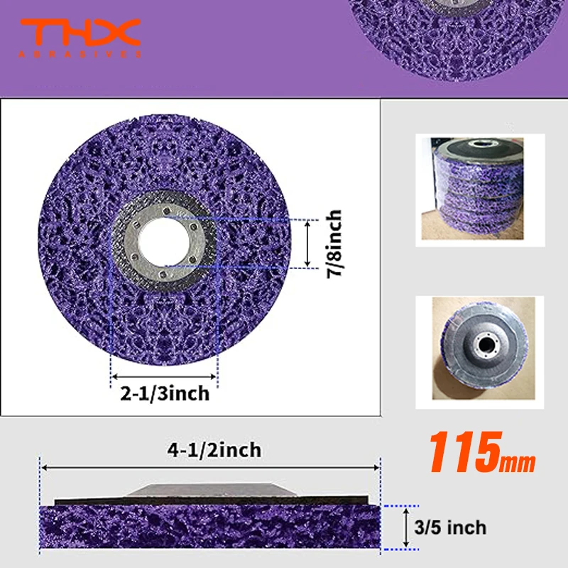DIY 115 мм дисковая полоса для удаления краски 115x22 23 стальная очистки дисковых дисков удаление с алюминиевых ободов 4-1/2 дюймов