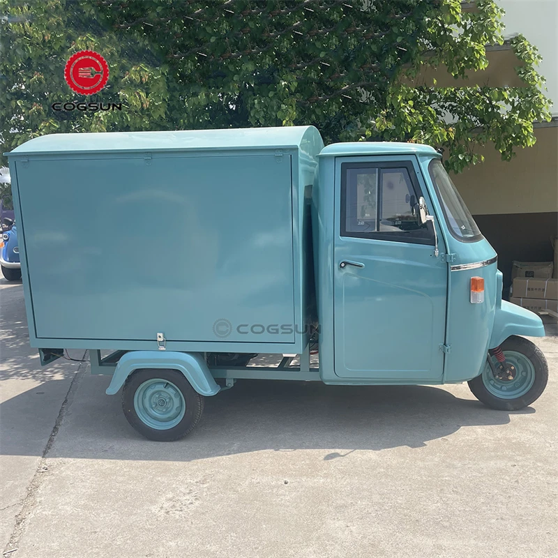 High Quality Electric Tricycle Stand Mobile Bar Piaggio Ape Mini Food Truck Free Mobile Restaurant Turkey Products Spain 2024