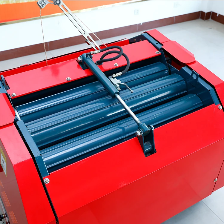 Automatic Hydraulic Round Baler Film Tractor Trailed Compact Round Hay Baler With Twine Wrap