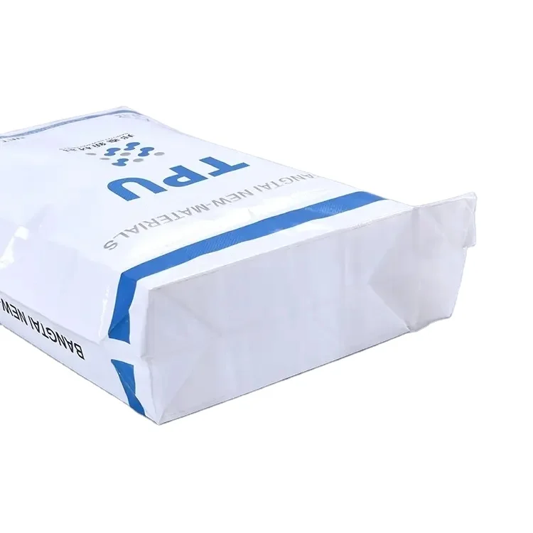 Factory Supplier Block Bottom PE PP Woven Valve Bag For Packing PVC Paste Resin