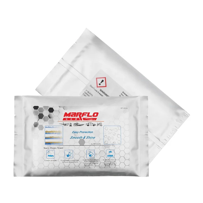 Разовые автомобиля полировка воском Nano триста двадцать пять миллилитров (салфетка для чистки, бриллиантовые кусочки из кристального материала Авто полировка воском полотенца Wip-es BT-9020