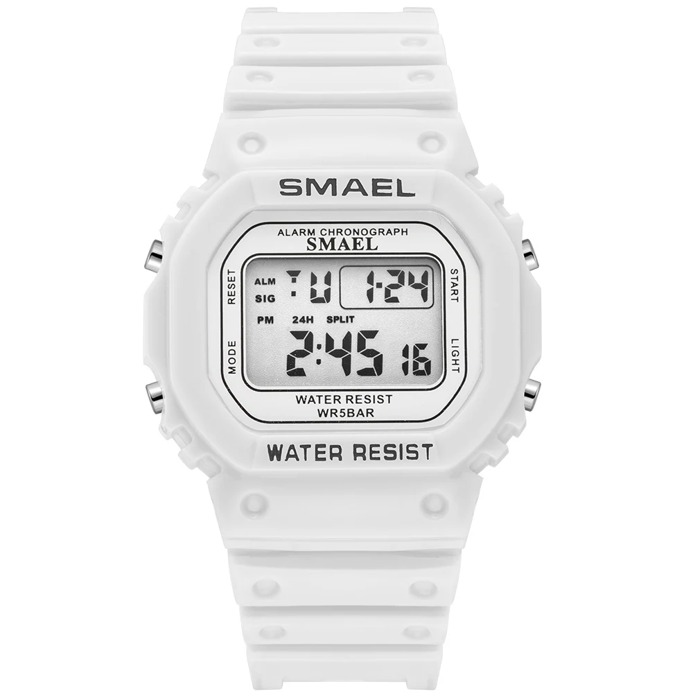 
smael 1905 digital watch gradient color water resistant sport watch 
