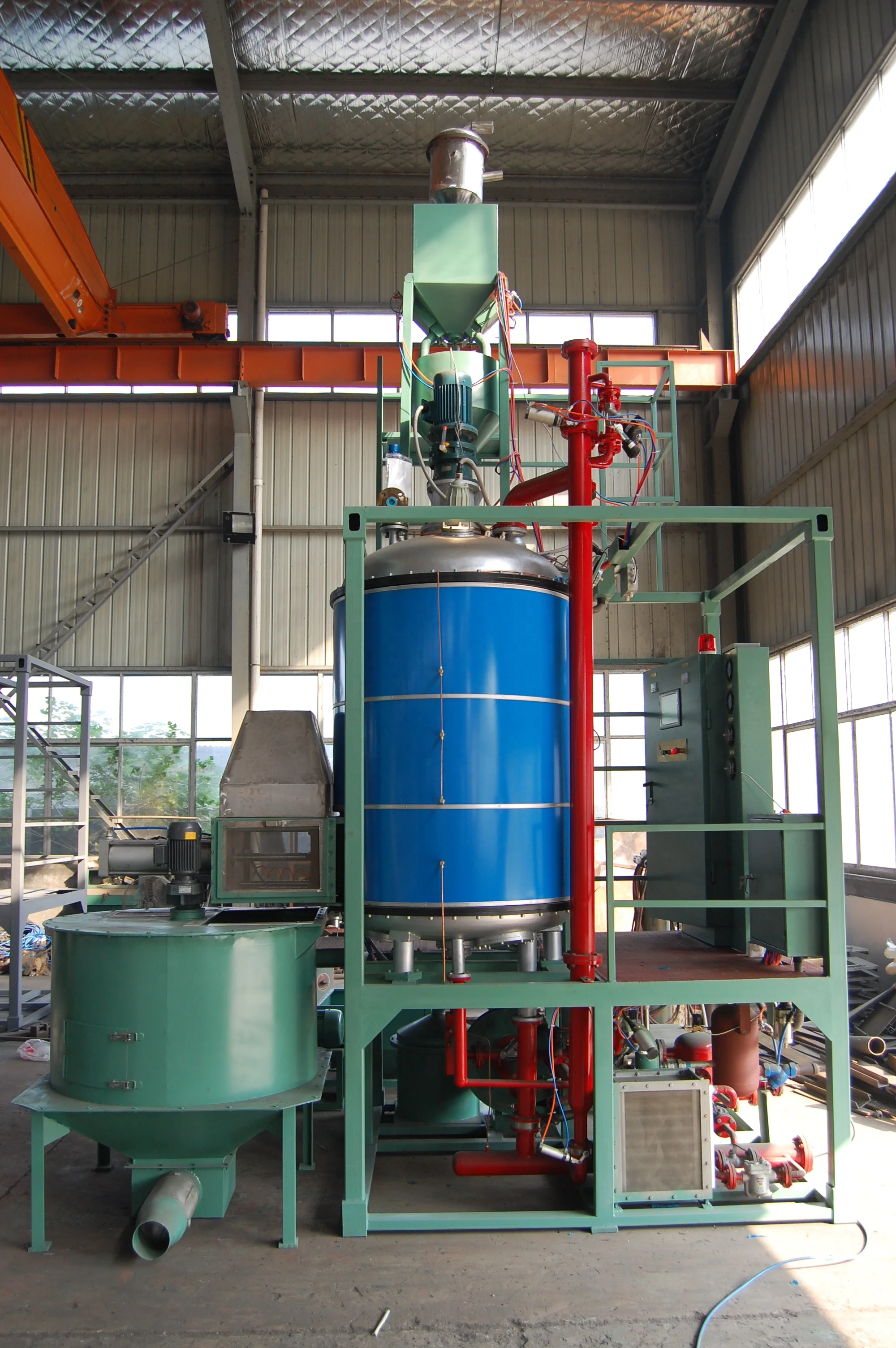 Automatic EPS Styrofoam Pre Expander Ball Production Line Machines