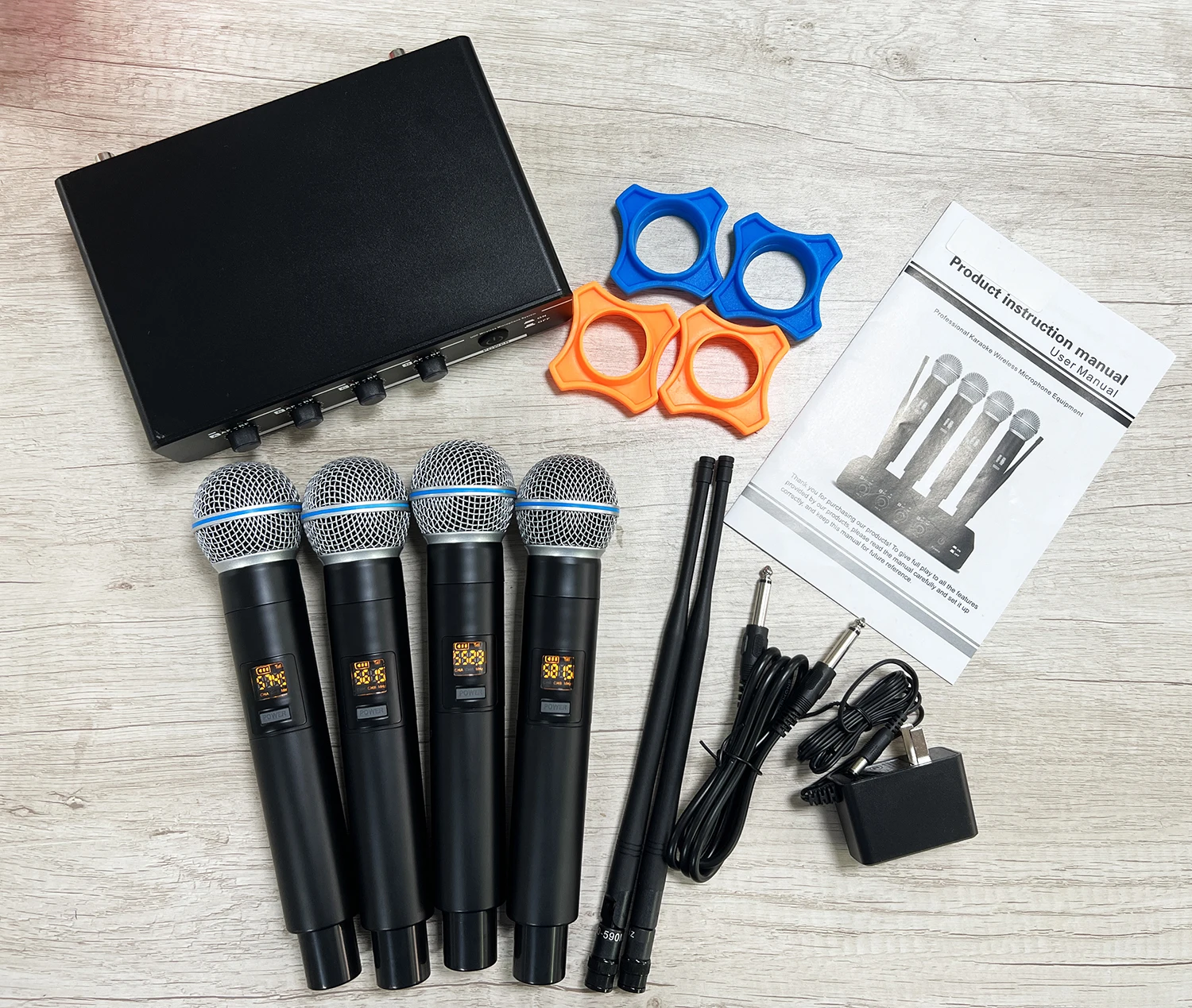 GAW-D2000professional 4 Channels Uhf Wireless Microphone With CE Certificate