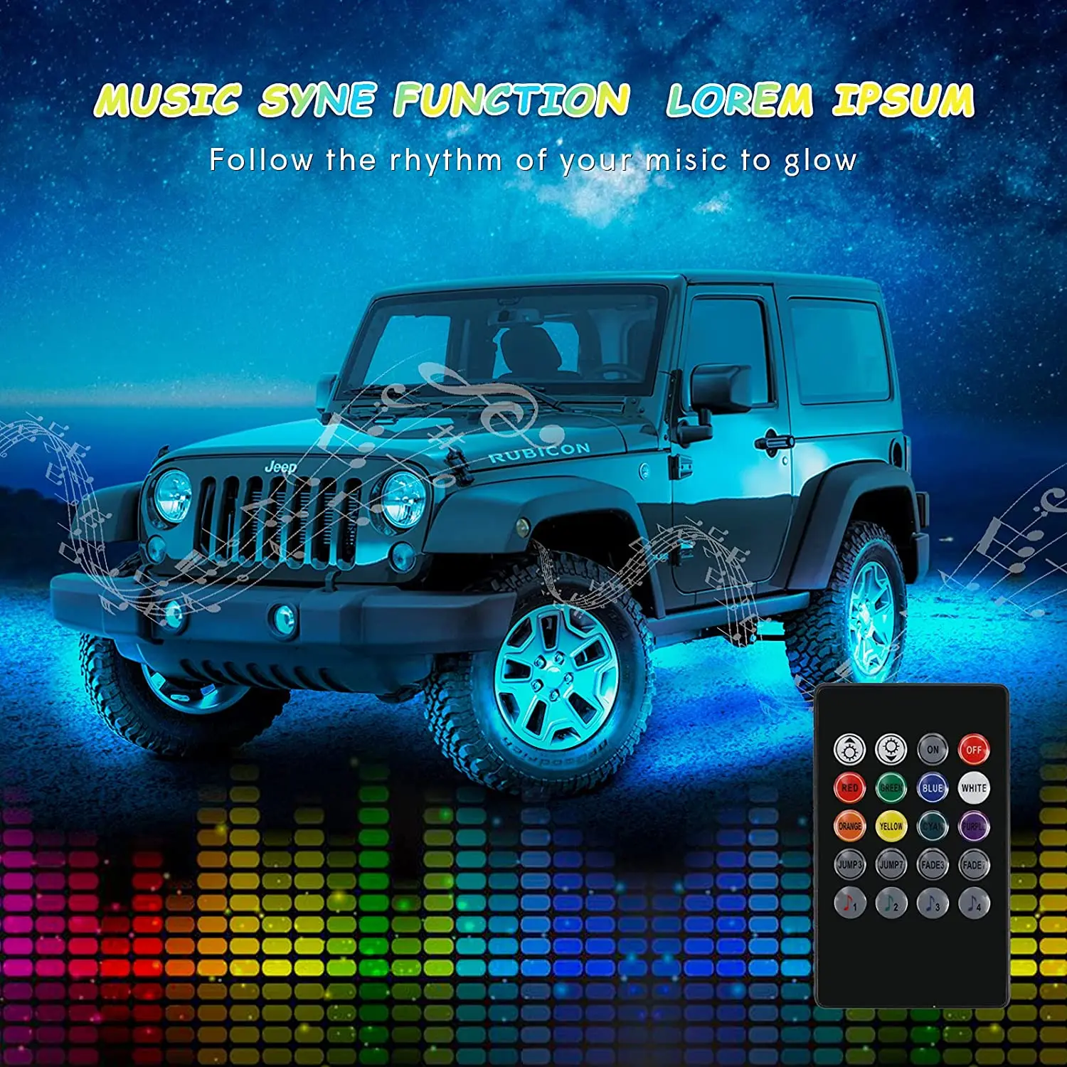 60 90 120 150 см трубка подсветка нижнего корпуса система неонового света с управлением через приложение RGB автомобильная светодиодная лента освещение под автомобиль