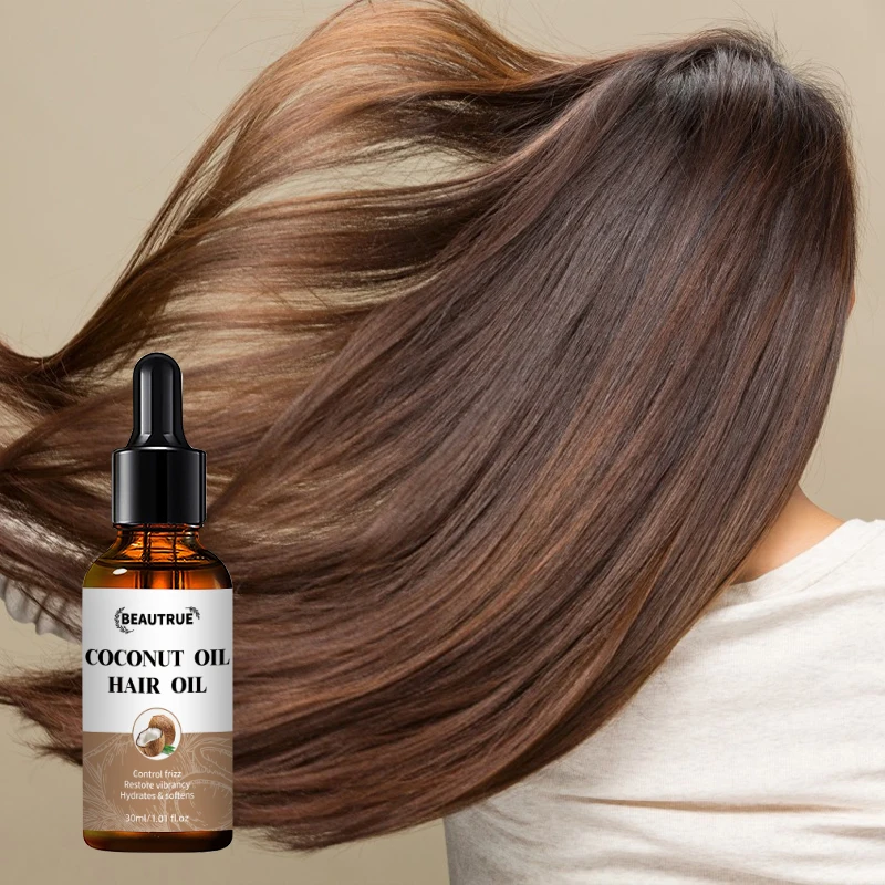 Wholesale Virgin Hair Care Oil Coconut Hair Care Repairing Damaged Scalp Essential Oil Smoothing Hair