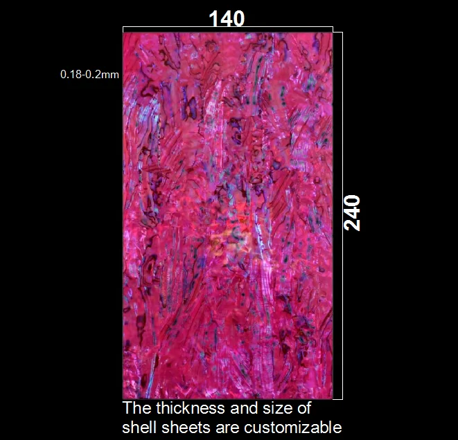 Sea Shell Design Sticker Abalone Paua Shell Sheet  DB-041