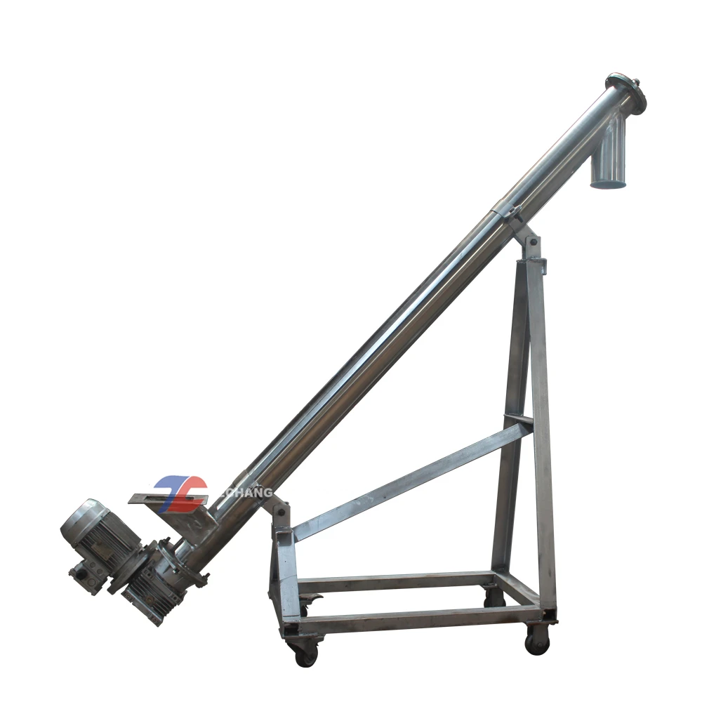 Easy Connection Stainless Steel Granule Screw Feeder