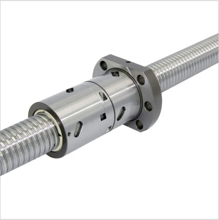 High Precision 1000MM SFU2505 CNC Ball Screw And Nut Ball Head DFU2505 Ball Screw Spline