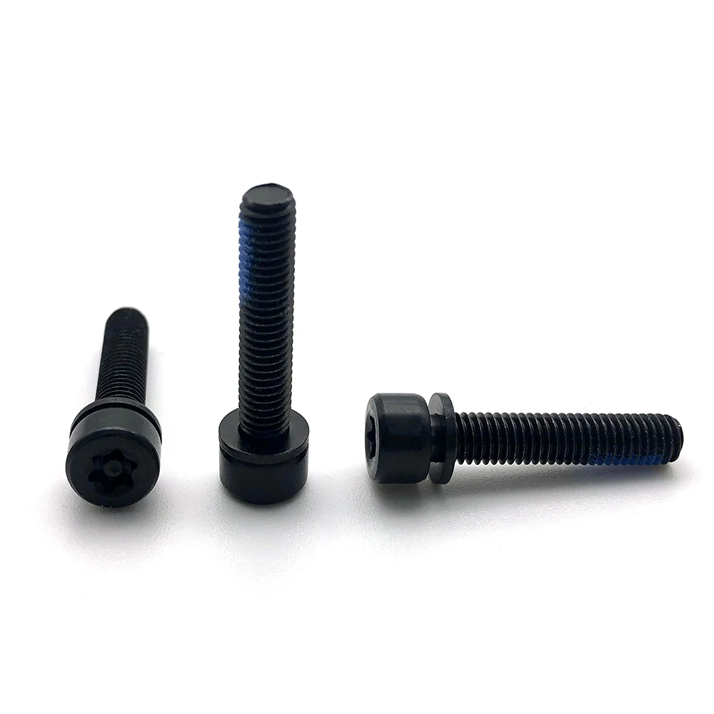 combination screws assemblies torx cheese head Three Part Combination Screw with spring washers